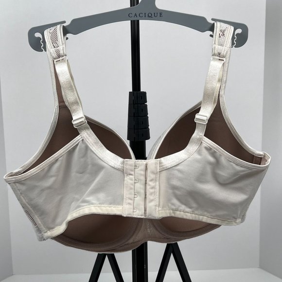 Cacique Balconette 38DDD White Lace Wide Band - Picture 11 of 11